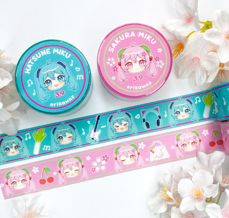 Hatsune Miku Washi Tape