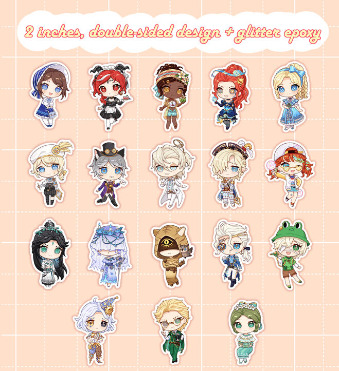 Identity V Survivor Phone Charms